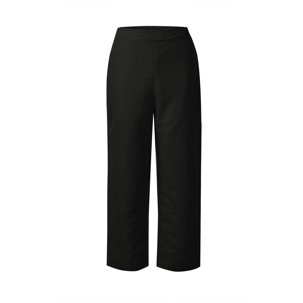 Damen locker weite Hose, lässige lockere Baumwoll-Leinenhose mit Taschen