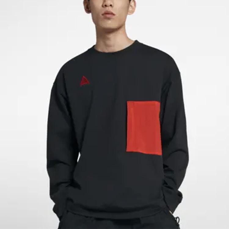 Nike ACG Casual Sports Pullover Long Sleeve T-Shirt Men Tops Black BQ7289-010