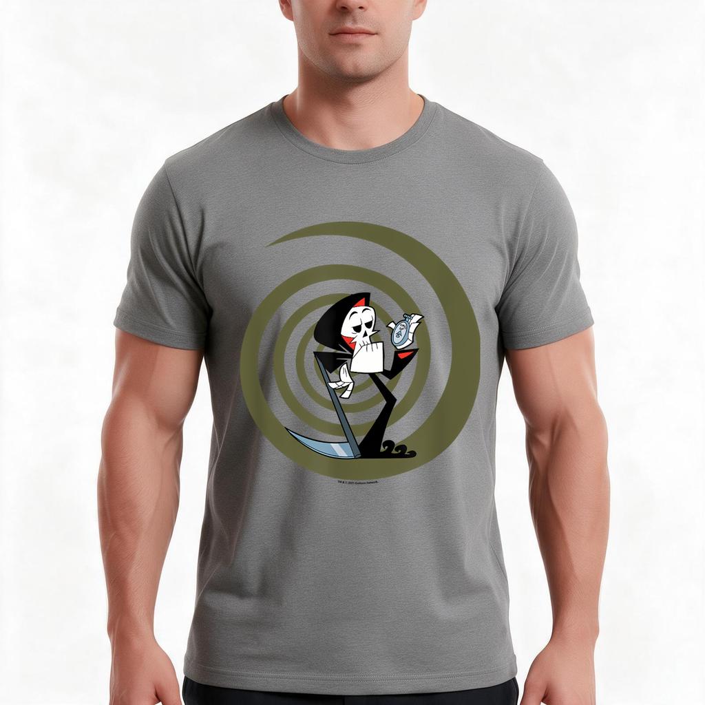 The Grim Adventures Of Billy Unisexdy Grim Tshirt Summer Casual Cotton Tee Oversized Streetwear Tops Vintage Graphic Print