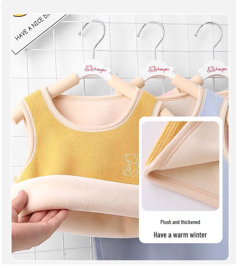 Children's Fleece-Lined Warm Autumn/Winter Vest for Toddlers