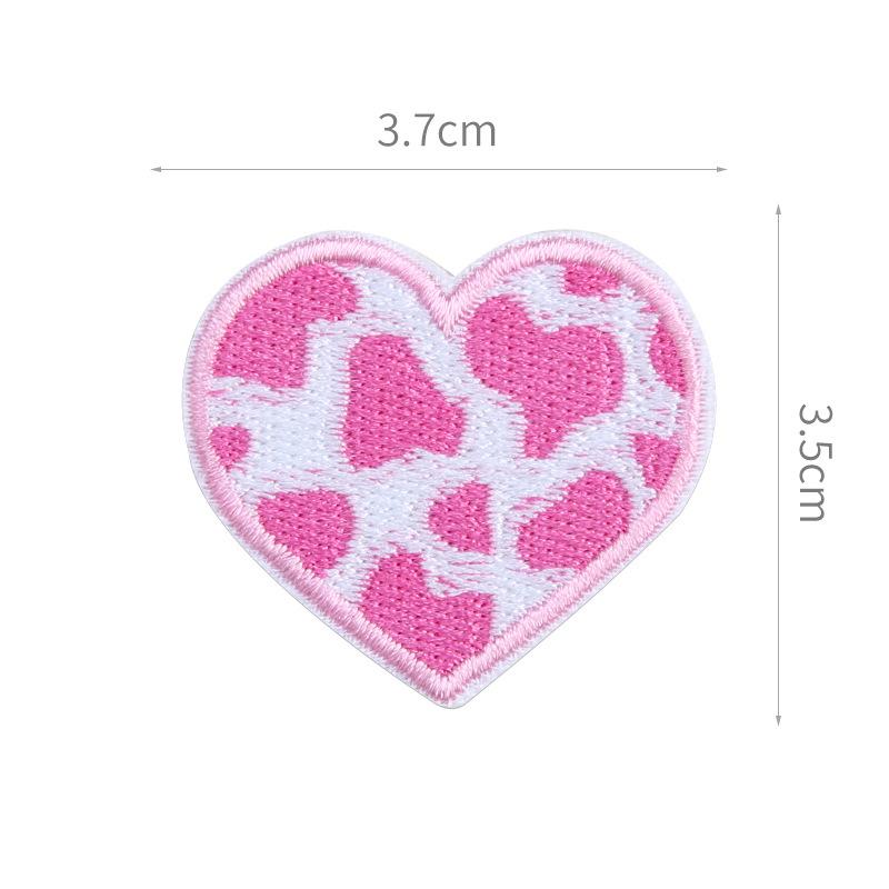 Seam-Free Down Jacket Patch Sticker, Self-Adhesive Love Embroidery Sticker, Clothes, Pants, Holes And No Marks, Repair Subsidy, Heart-Shaped Sticker