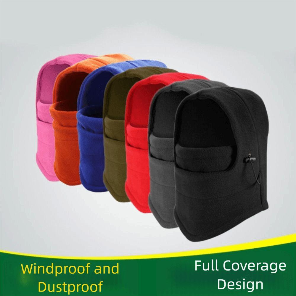 Warmer Balaclava Ski Mask Caps Hooded Neck Warmer Winter Warm Cap Thermal Fleece Hat  Winter Wear