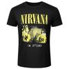 2026 Top Nirvana Gráfico Marca de Moda de Lujo Unisex Verano Manga Corta Algodón Camiseta para Mujeres y Hombres
