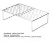 Multifunctional Stainless Steel Layered Dish Rack Large Capacity Kitchen Storage Shelf Cabinet Table Top Dish Drying Rack Seasoning Bottle Pan