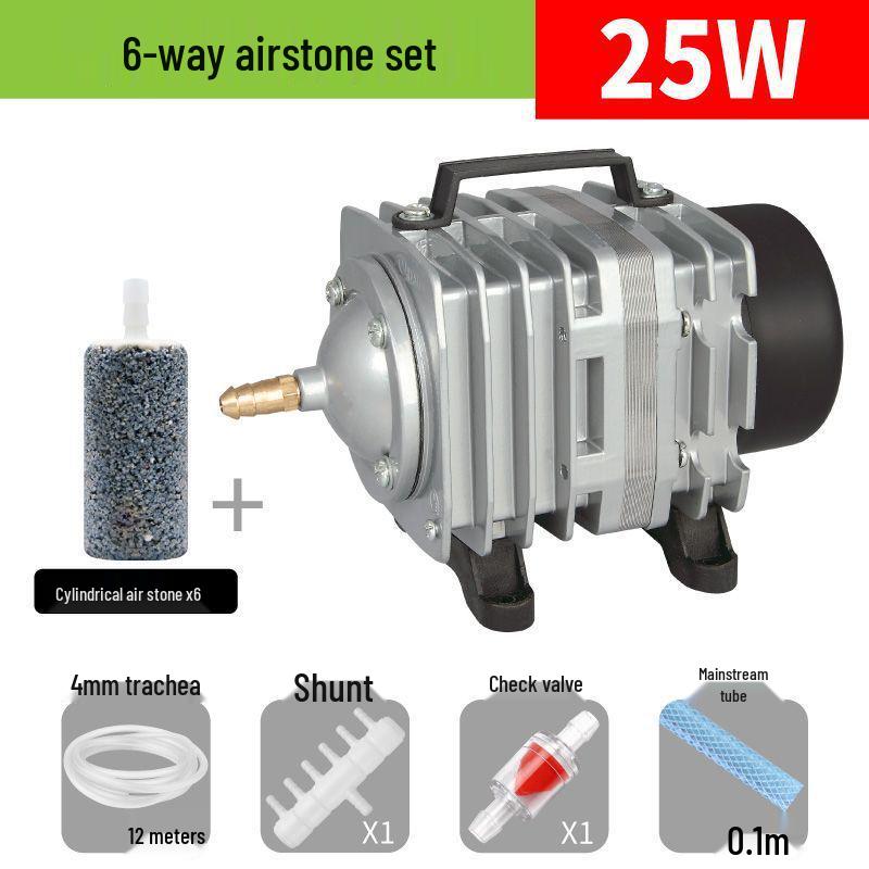 High-Power Electromagnetic Aquarium Aeration Pump for Fish Tanks & Ponds