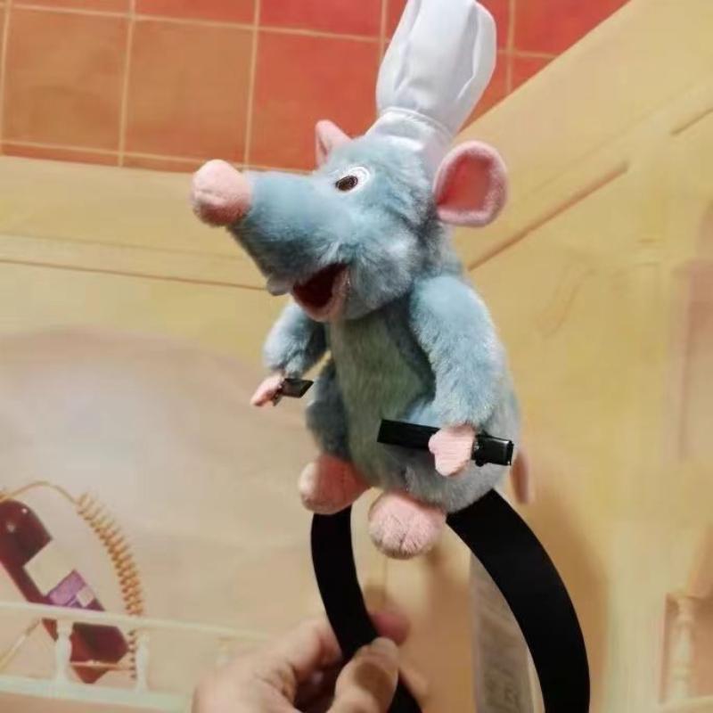 Disney Ratatouille Haarband Cartoon Plüschtier Kopfband Breitkrempige Haarnadel Kopfschmuck Kreativität Dekoration Mädchen Geburtstagsgeschenke