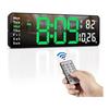 Digital Clock, Large Table Clock, Wall Clock, Alarm Clock, 13 Inch Large Screen, Tabletop, Stopwatch, Table Clock, Uppercase Letters, Easy To See,