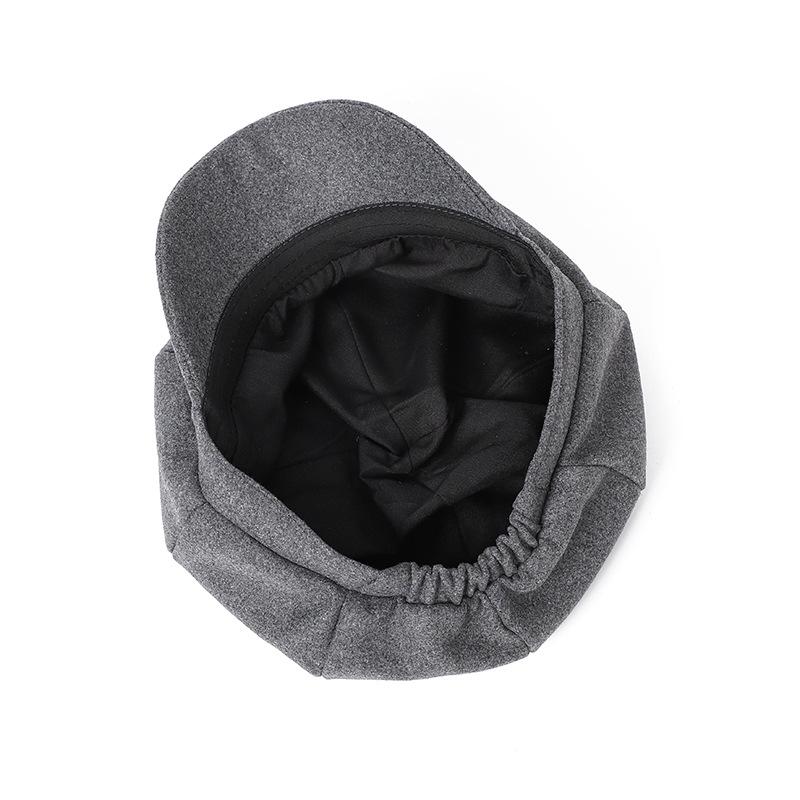 Beret Winter Hats for Women Solid Plain Cute Cat Ear Octagonal Newsboy Cap Ladies Casual Winter Beret Women Painter Cap Vintage