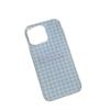 Blue plaid iPhone17promax mobile phone case ins for Apple 16promax white background imd case 15