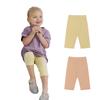 Ultra Light Cropped Summer D Set Light [Konny] Leggings, 8/10 Length, Spats, Leggings, Leggings, (Yellow, Orange) 3-4Y