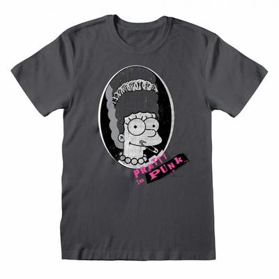 THE SIMPSONS Unisex Adult Pretty In Punk Marge Simpson T-Shirt