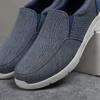 Men Shoes Summer Canvas Shoes Breathable Comfortable Outdoor Slip On Walking Sneakers Classic Loafers For Men