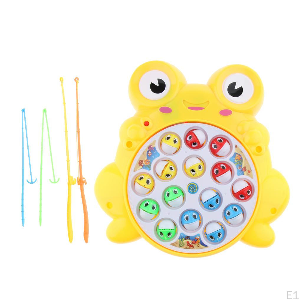 Fishing Toy Set Kids Electric Rotating Game