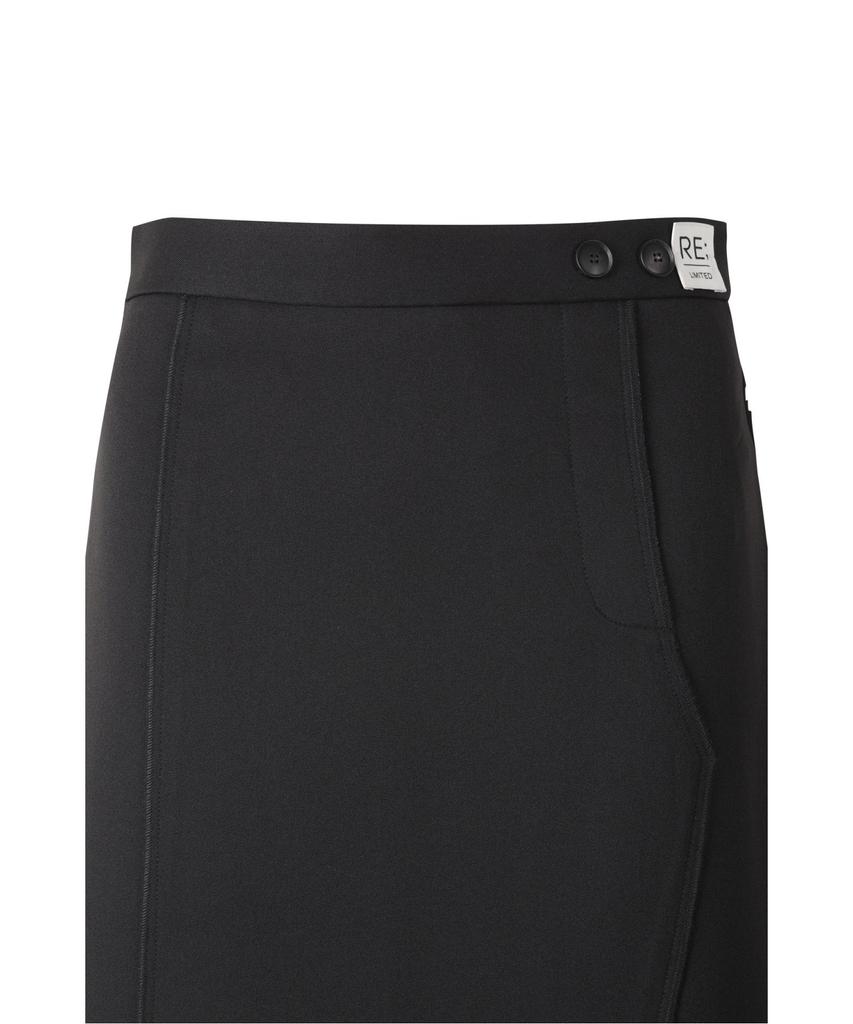 RECODE Bold Pleats Detail Skirt Rqkaw25535Bkx