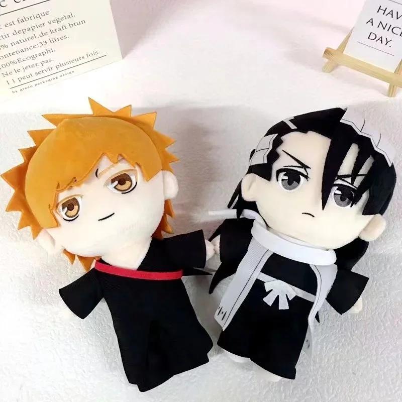 Anime BLEACH Plüschtiere Kurosaki Ichigo Kuchiki Rukia Kuchiki Byakuya Ichimaru Gin Cosplay Plüschtiere Puppe Gefüllte Figur 20 cm