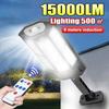 15000LM Irradiation 500m Solar Light for Outdoor Sunlight Motion Sensor IP65 Waterproof Garden Street Wall External Solar Lamp