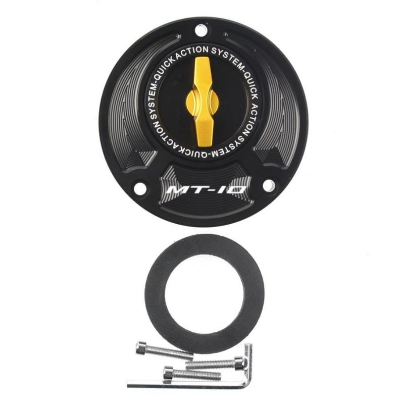 Aluminum Fast Gas Fuel Filler Cover Motorcycle Quick Open Tank Cap For Yamaha MT10 MT-10 MT10SP 2016-2025