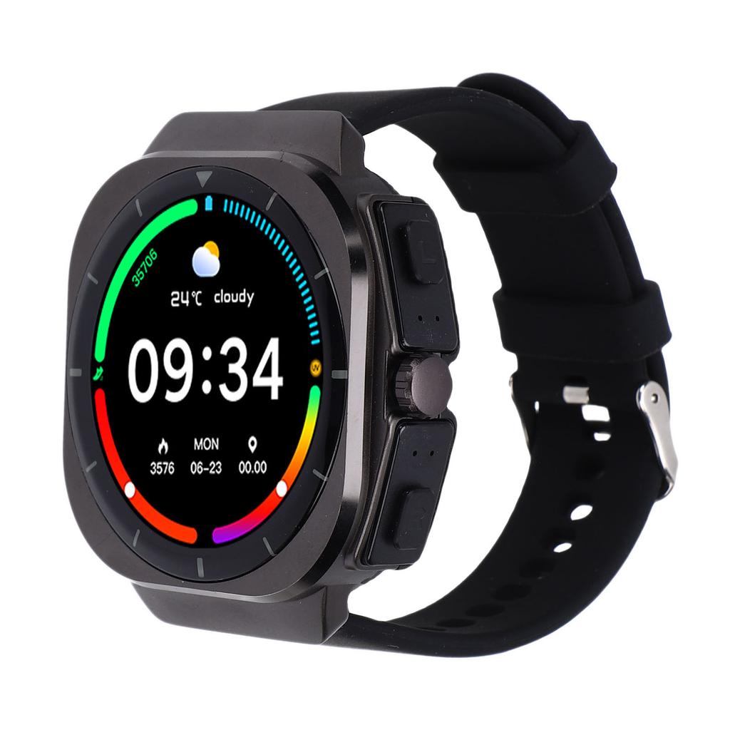 Smart Watch with Earbuds 1.46 Inch 360x360 Resolution Bluetooth Call Waterproofing Sports Sleep Fitness Tracker
