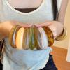 Dopamine Glossy Gradient Ruyi Bangle - Simple, Fashionable, Gentle Temperament Jewelry.