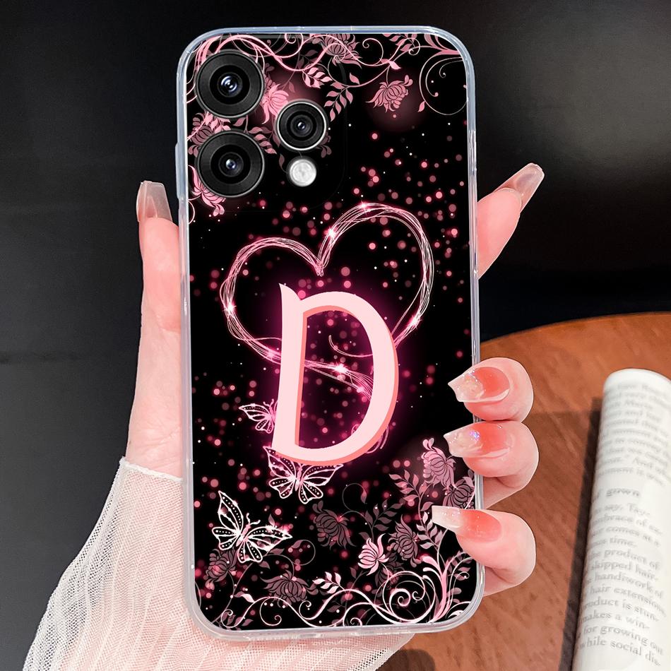 For Oppo Reno 15 Pro Mini 15F 15C 5G Phone Case Gorgeous Star Letters Shockproof Shell For Oppo Reno15 Soft Clear Silicone Funda