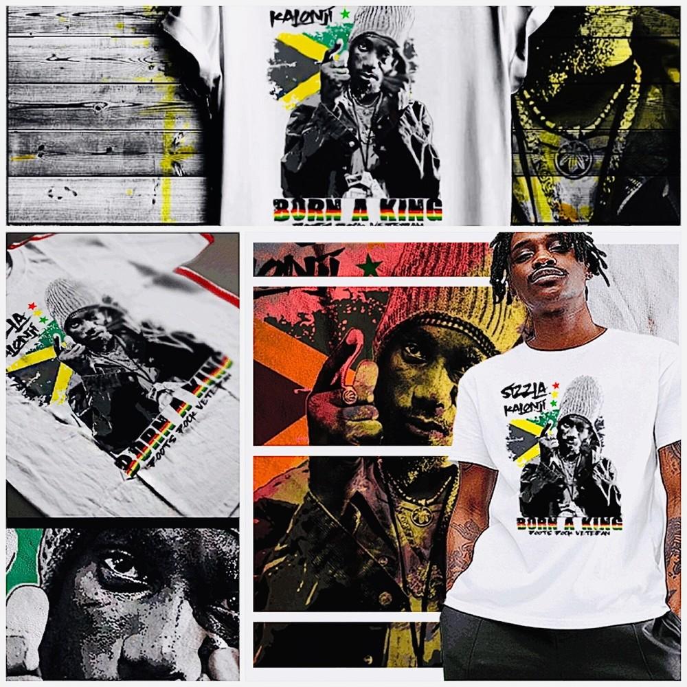 Хайле Селасси I Регги Раста, Ямайка, Ганджа Растафарианская футболка Унисекс XXL