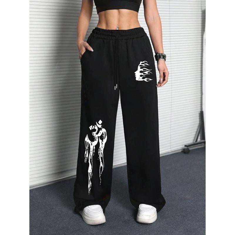 Women's Street Dance Brand Sports Pants Spring Neutral Sports Casual Sports Pants