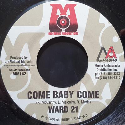 7inch Record WARD 21 / MADD ANJU - Come Baby Come / Jamaican Dream MM142 Mo' Music Produ 2004 Jamaica Reggae, Ska & Dub Used