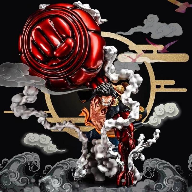 Figura One Piece Luffy Sauron Sanji Animazione Re dei Pirati Gruppo Cappello di Paglia Periferica Quarta Marcia Re Scimmia Gigante Luffy Quinta Marcia