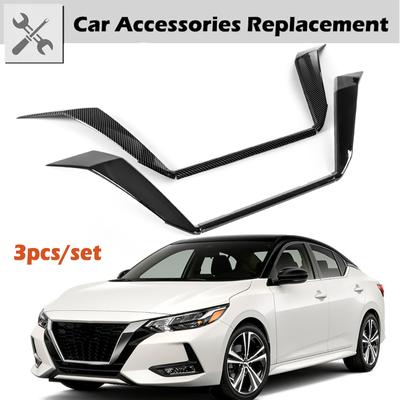 Rhyming Front Decor Grill Frame Cover Delete Trim Covers Garnish Giille Strip U Grid 3 Pcs Fit For   2022 Nissan