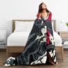 Movie Minus One Vintage Blankets Godzillaed Fleece Throw Blankets Summer Air Conditioning Portable Lightweight Bedspreads,