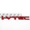 3D Metal i-VTEC Car Trunk Rear Turbo Fender Emblem Badge Decals Stickers Silver/Black/Red