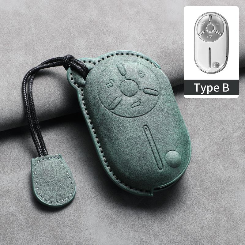 

Car Key Case Cover For Bestune Pony Leather Car Remote Key Case Shell Durable Car Protecter Keychain Case Accessories