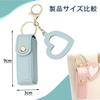 Coehaopike Lip Set of Lip Lipstick Mini Lipstick Portable PU Leather Lipstick Case with and Convenient Case, 2, Pouch, Keychain, Bag, Mirror, Cute,