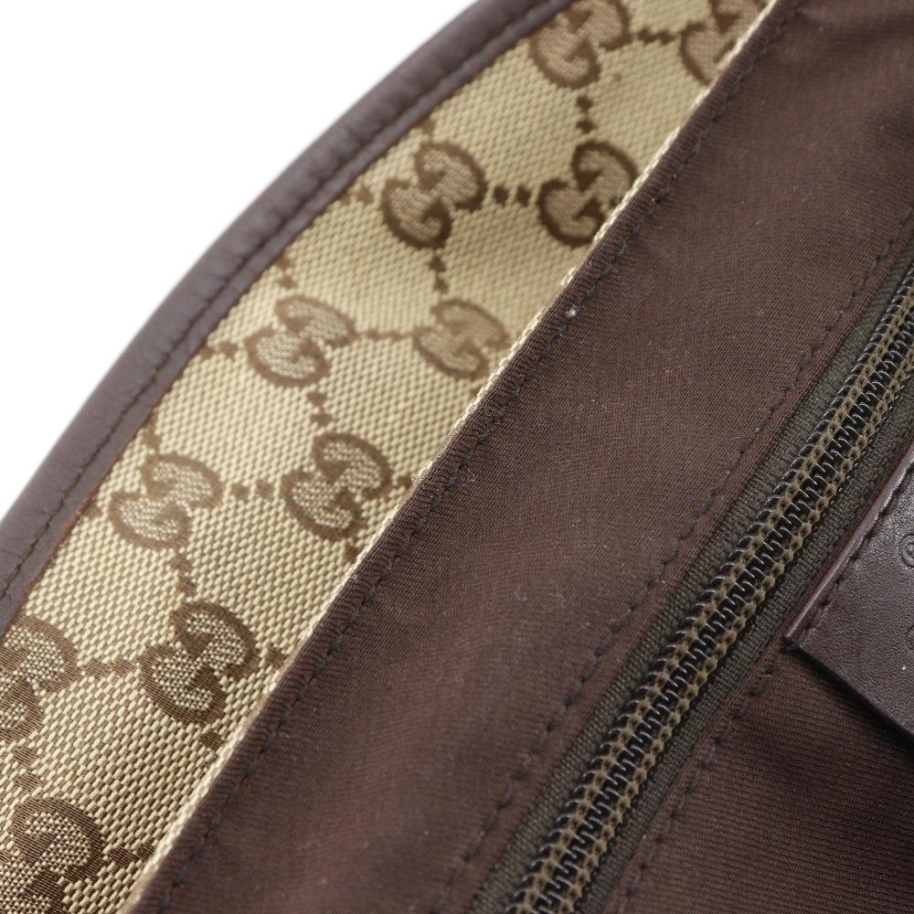 GUCCI Waist bag body bag 145851 beige GG canvas mens Used