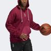 Adidas Dame 8 Basketball Hoodie With Print Men Tops Burgundy HB5466