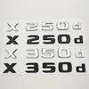 3D ABS Car Letters Rear Trunk Badge Logo X250d X350d Emblem Decals For Mercedes Benz Pickup Truck X250d X350d Tail Accessories
