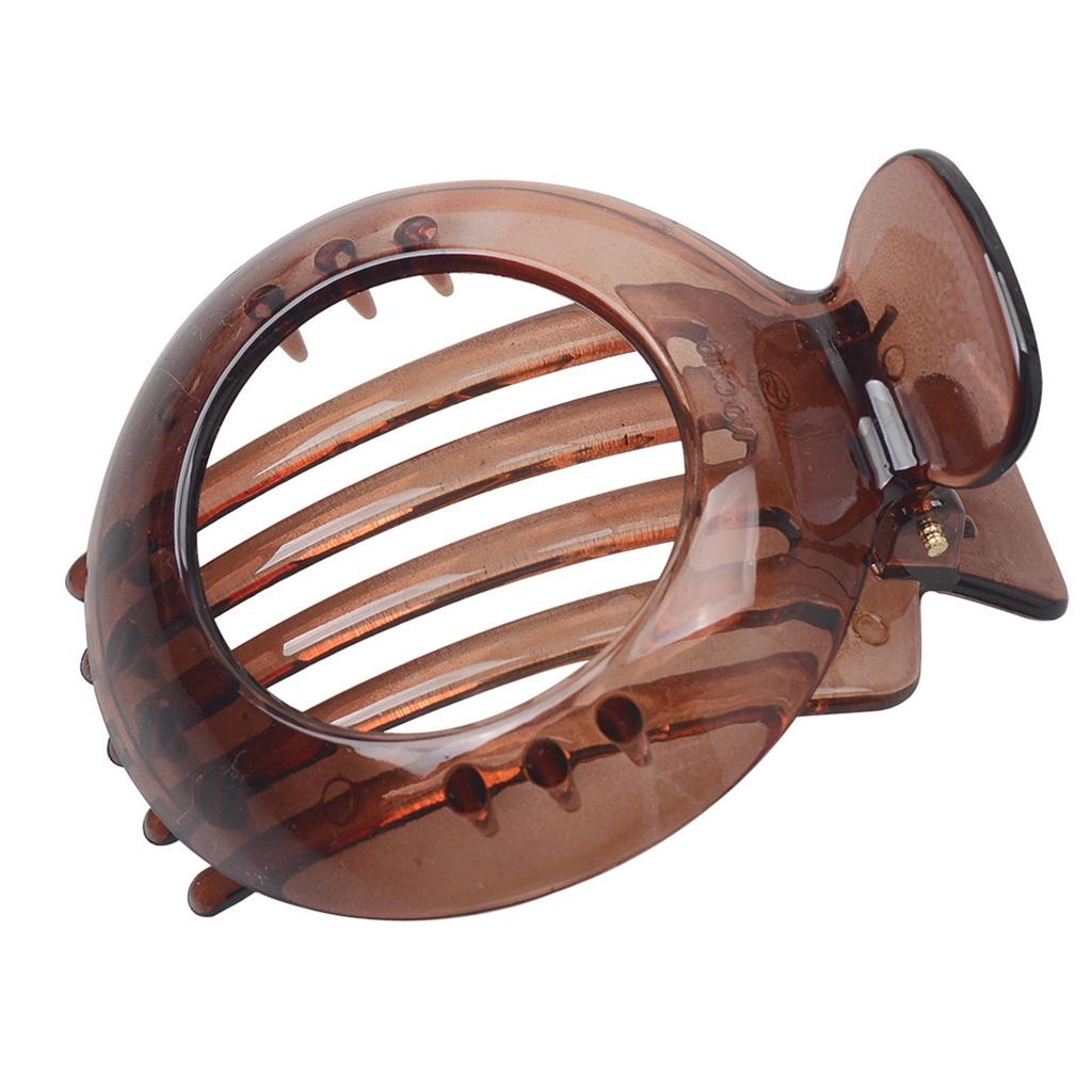 Hair Claw Clip Flat Clip Theme Hair Claw Clamp Elegant Wide Hair Holder Barrettes Strong Hold Hairpin for Girls