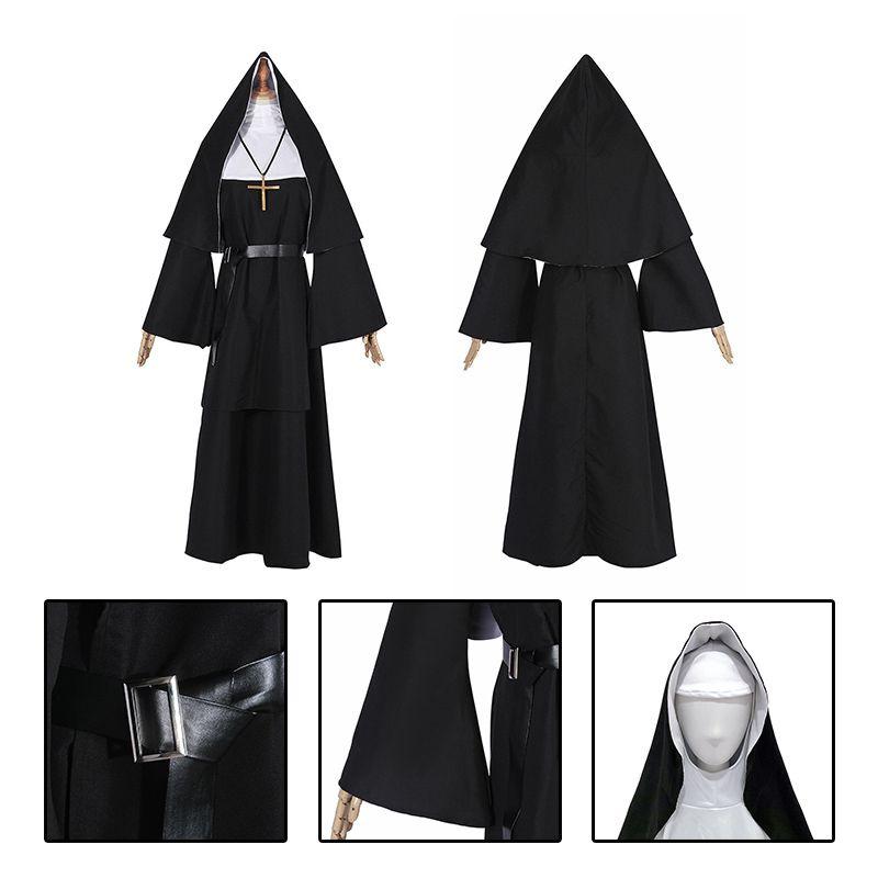 Dark And Mysterious Nun Valak Costume From The Conjuring 2 Perfect For Halloween Festivities