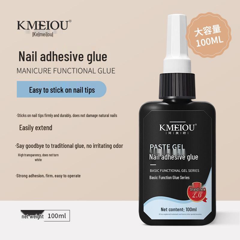 Nail Art Super Gel: Strengthening Base & No-Wipe Top Coat for Salons