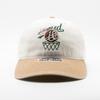 Wieoldeuwoldeu Basketball Pigment Color Block Ball Cap