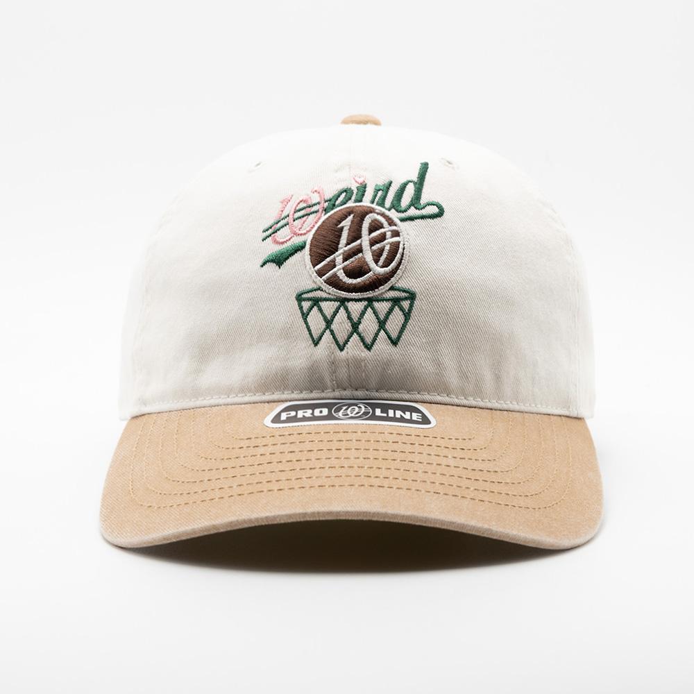 Wieoldeuwoldeu Basketball Pigment Color Block Ball Cap