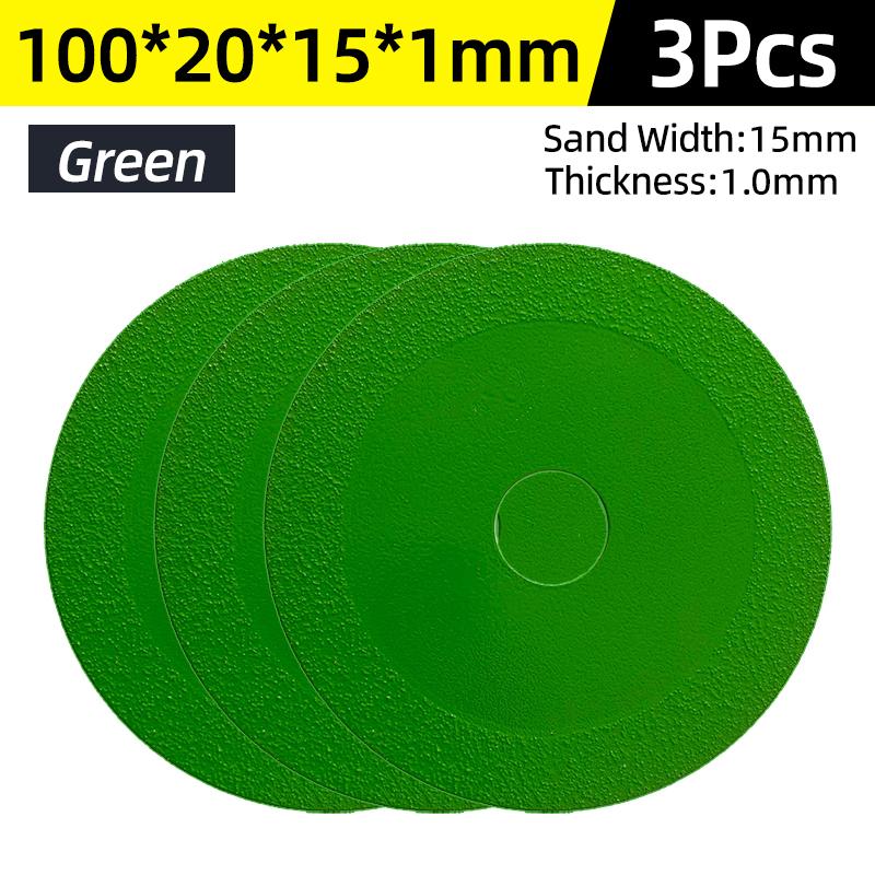 100mm Glass Cutting Blades Ceramic Tiles Seams Marble Jade Crystal Wine Bottles Grinding Ultra Thin Glass Cutting Rock Plate