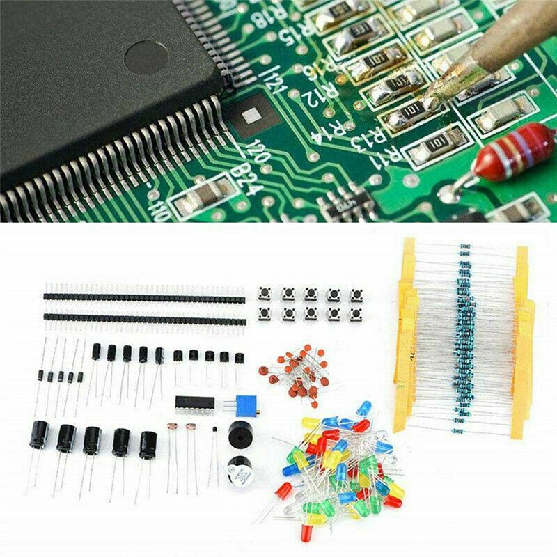Electronics Component Basic Starter Kit W/830 Tie-Points Breadboard Power Supply