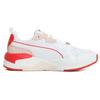 PUMA Women's White Red X-Ray Game Valentine's Low Top Sneakers 368857-01