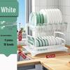 ZISIZ Kitchen Double-Layer Dish Drying Rack