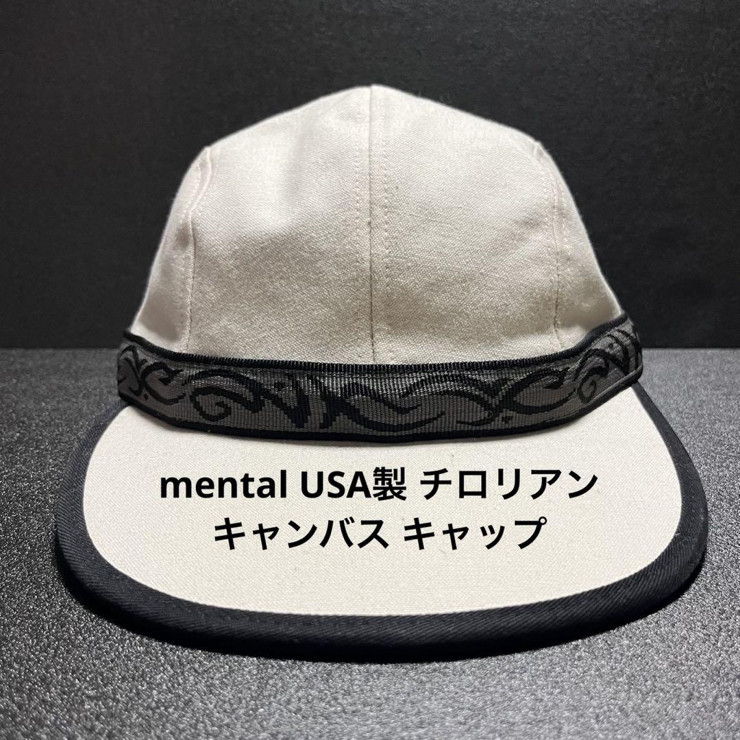

[USED] Mental USA Made 90s 00s Tyrolean Tape Canvas Cap