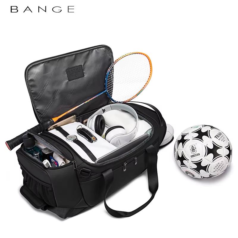 BANGE New 45L Large Capacity Basketball And Football Sport Bag Outdoor Travel Bag Daily Fintness Gym Duffel Bag Handbag