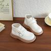 Girls' children's short boots 2025 princess autumn and winter new fashion girl baby soft sole single boots versatile