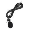 Black Wired Microphone Mini Amplified Microphone Durable Clip Microphone  Reporter