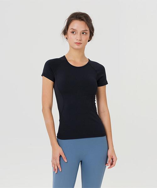 Reina Mora Support Short Sleeve Black Black/S-44-44 (T097)